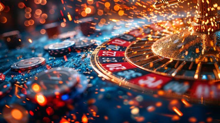 Live Casino Baccarat ဂိမ်းတွင် ဖဲချပ်ဖြန့်နေသော Professional Dealer မြင်ကွင်း